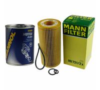 Originale MANN Filtro Olio HU 721/2 X + SCT Flush Motore Pulizia Motore