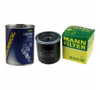 Originale MANN Filtro Olio W 814/80 + SCT Flush Motore