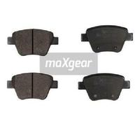 2x Maxgear 19-1559 Kit Pastiglie Freno a Disco Posteriore per Audi Seat Skoda VW