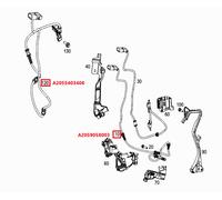 Originale Mercedes-Benz A2059058003 Sensore,Sensore Contagiri Con