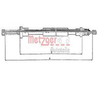 Originale METZGER Cavo Di Freno Di Emergenza 10.6011 Per Peugeot