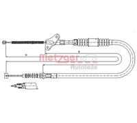 Originale METZGER Cavo Di Freno Di Emergenza 17.2720 Per Opel