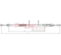 Originale Metzger Flessibile Freno a Mano 10.4740 per Citroën Fiat Peugeot