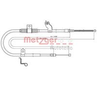 Originale Metzger Flessibile Freno a Mano 17.2290 per Citroën Mitsubishi Peugeot