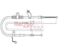 Originale Metzger Flessibile Freno a Mano 17.2290 per Citroën Mitsubishi Peugeot