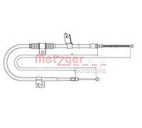 Originale Metzger Flessibile Freno a Mano 17.2291 per Citroën Mitsubishi Peugeot