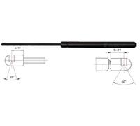 Originale METZGER Gasfeder Per Bagagliaio/Laderaum 2110530 Per VW