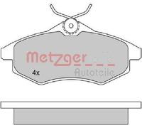 Originale METZGER Kit Pastiglie Freno Freni a Disco 1170163 per Citroën