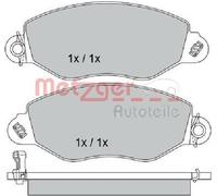 Originale METZGER Kit Pastiglie Freno Freni a Disco 1170210 per Ford
