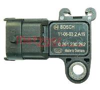 METZGER Sensore, Pressione collettore d'aspirazione compatibile con OPEL 0906134