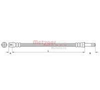 Originale METZGER Tubo Dei Freni 4110448 Per Audi Porsche