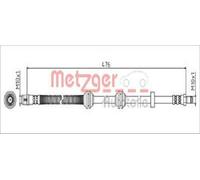 Originale METZGER Tubo Dei Freni 4111788 Per Mercedes-Benz