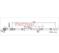 METZGER 4111519 Tubo freno