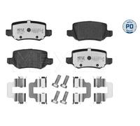 MEYLE 025 231 3814/PD Pastiglie freno Posteriore per