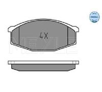 Originale MEYLE Kit Pastiglie Freno Freni a Disco 025 208 6316 per Nissan