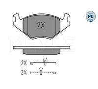 Originale MEYLE Kit Pastiglie Freno Freni a Disco 025 208 8717 / Pd per Seat VW