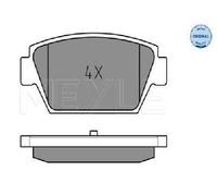 Originale MEYLE Kit Pastiglie Freno Freni a Disco 025 211 2514 per Mitsubishi