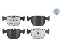 MEYLE Kit pastiglie freni Anteriore predisposto per visualizzazione avviso usura senza contatto segnalazione usura 025 214 8619/PD