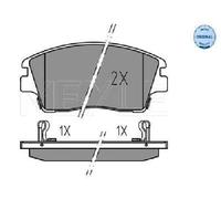 Originale Meyle Kit Pastiglie Freno Freni a Disco 025 223 2917 per Hyundai Kia