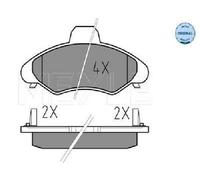 Originale MEYLE Kit Pastiglie Freno Freni a Disco 025 233 0018 / W per Ford
