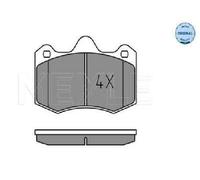 Originale MEYLE Kit Pastiglie Freno Freni a Disco 025 249 7417 per Seat