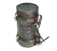 Originale Nero D' Oro Pelle Strumento Rollio Borsa Per Harley Mannaia Bobber Aes