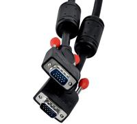 Originale Nero Nuovo Lindy HQ Svga VGA / D-Sub 5M Cavo 37375 15-PIN Maschio