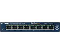 NETGEAR GS108GE switch di rete Non gestito Gigabit Ethernet (10/100/1000) Blu