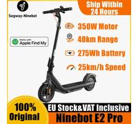 Originale Ninebot di Segway E2 PRO Smart Scooter elettrico 350W potenza 25 km/h velocità Smart Kickscooter 40km E-Scooter a lungo raggio