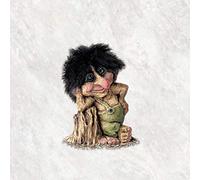 ORIGINALE norwe gische preliminari * nyform Troll con certificato 265 * Troll lehnt AM Albero stumpf 13 cm