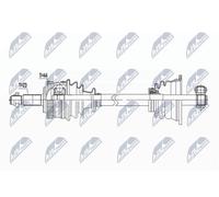 NTY NPW-RE-177 Semiasse