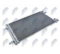 Condensatore radiatore climatizzazione Alluminio CCS-PL-028 NTY per OPEL