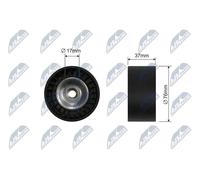 Originale Nty Rullo RNK-HD-024 per Honda