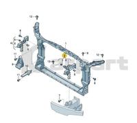 ORIGINALE Nuovo Supporto Staffa Faro Sinistro Audi A6 C8 A7 2019- 4K0805607 V...