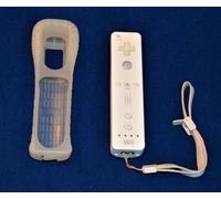 Originale OEM Nintendo Wii Controller RVL-003 Bianco Colore Con Silicone Guscio