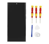 Originale OLED da 6,8 per Galaxy S22 Ultra, Display LCD LED Touch Screen Digitizer Assembly S22ultra S908B Sostituzione Schermo LCD con Cornice Nera, Testato Prima della