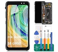 Originale per Samsung Galaxy S8 Sostituzione dello Schermo per Galaxy S8 LCD per Galaxy S8 Display per SM-G950F SM-G950U Digitizer Touch Screen Assembly Parte di Riparazione con Telaio