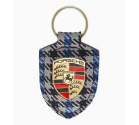 Originale Porsche 911 Patrimonio Chiave Catena Anello Pepita Blu Pied Limitata
