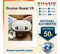Originale Quest 3S 8GB RAM+128GB Memoria, Display a Colori ad Alta Fedeltà 773 PPI, 120Hz, Batteria 4324mAh 2.5H