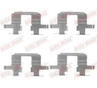 Originale QUICK BRAKE Set Accessori Pastiglia Freno a Disco 109-1711 per Subaru