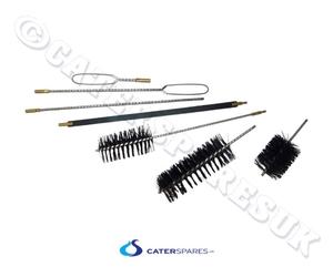 Originale REGIN Canna Fumaria E Spazzola Pulizia Kit 7 Pezzi Set Vari Formati