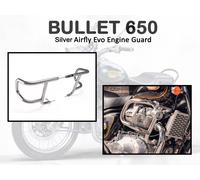 ORIGINALE ROYAL ENFIELD BULLET 650 AIRFLY EVO PROTEZIONE MOTORE ARGENTO