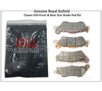 Originale Royal Enfield Classico 650 " Anteriore & Retro Disco Pastiglia Freno