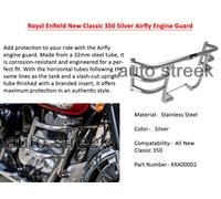 Genuine Royal Enfield Meteor 350Cc Silver Airfly Engine Guard
