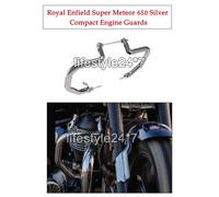 Originale Royal Enfield "Compact Engine Guard, Silver" per Super Meteor 650
