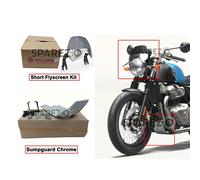 Originale Royal Enfield GT & Interceptor 650 Short Flyscreen & Sump Guard...
