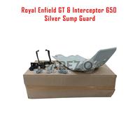 Originale Royal Enfield GT & Interceptor 650 Silver Sump Guard (2018-2024)