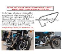 Originale Royal Enfield Meteor & Classico 350 Reborn Silver Trapezio Motore