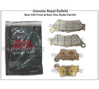 Originale Royal Enfield Orso 650 " Anteriore & Retro Disco Pastiglia Freno Kit "
