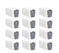 Originale Sacchetto for la polvere, compatibile con Roborock Saros 10 / Saros 10R / Saros Z70 / Qrevo Curv/Qrevo Edge Parti per aspirapolvere(12 Pcs)